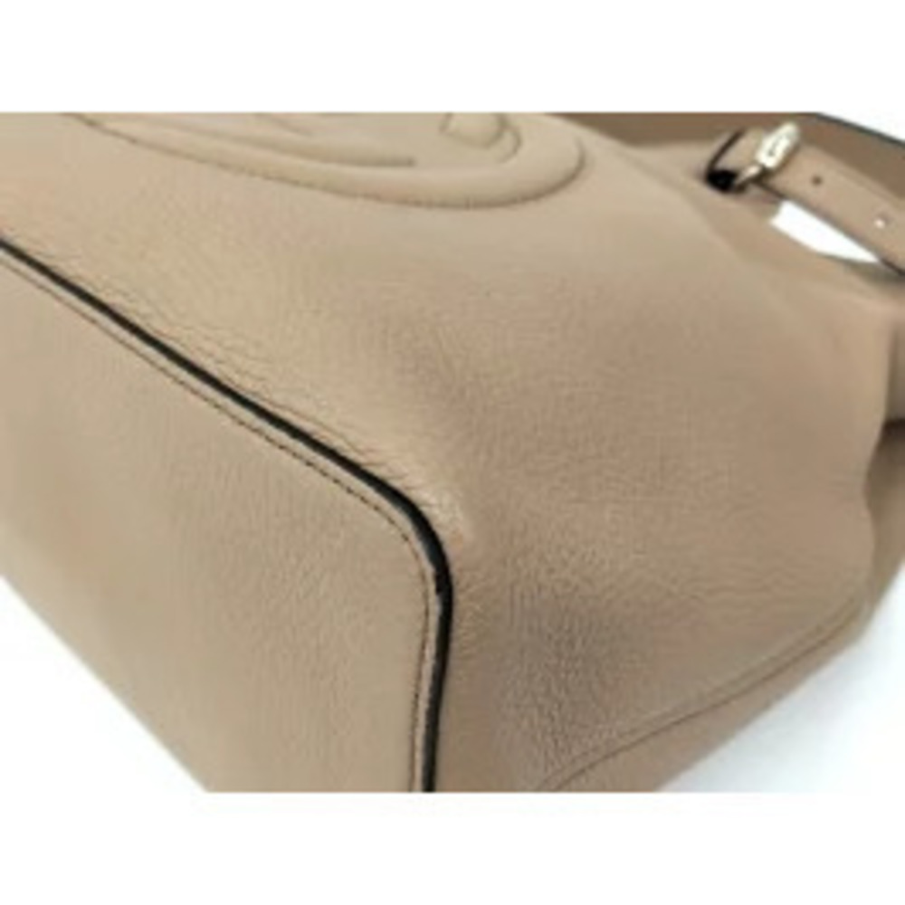 GUCCI Shoulder Bag Soho Interlocking GG Leather Brown - Picture 3 of 9